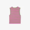 Stripet ribbet tank-top for barn