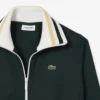 Stripet sweatshirt med glidelås for kvinner