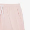 Stripete badetrunks i mellomlengde med struktur for menn