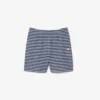 Stripete bomullsshorts med normal passform