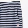Stripete bomullsshorts med normal passform