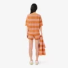 Stripete shorts i mesh