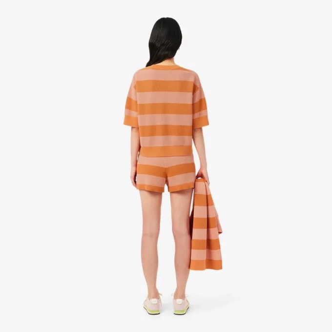 Stripete shorts i mesh