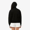 Sweatshirt med glidelås og logo i avslappet passform