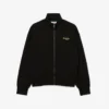 Sweatshirt med glidelås og logo i avslappet passform