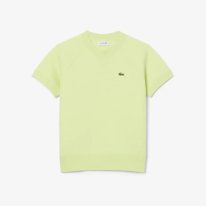 Sweatshirt med kort erme og normal passform