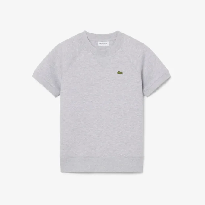Sweatshirt med kort erme og normal passform