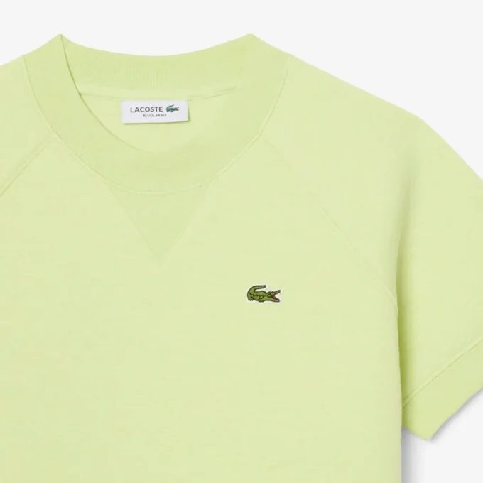 Sweatshirt med kort erme og normal passform