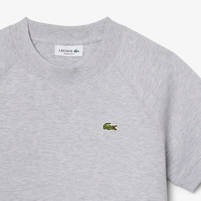 Sweatshirt med kort erme og normal passform