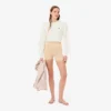 Sykkelshorts i mikrofiber med høy midje