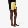 Sykkelshorts i mikrofiber med høy midje