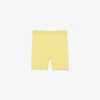 Sykkelshorts i mikrofiber med høy midje