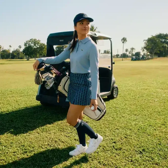 T-Clip Golf golfsko i skinn for kvinner