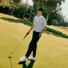 T-Clip Golf golfsko i skinn for menn