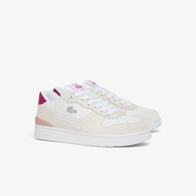 T-Clip Set-Sneakers i semsket skinn for kvinner