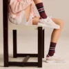 T-Clip Set-Sneakers i semsket skinn for kvinner