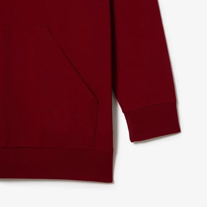 T-skjorte med hette i lang modell for menn
