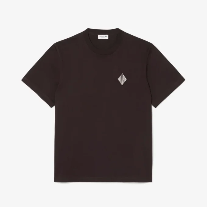 T-skjorte med klassisk passform og markant logo