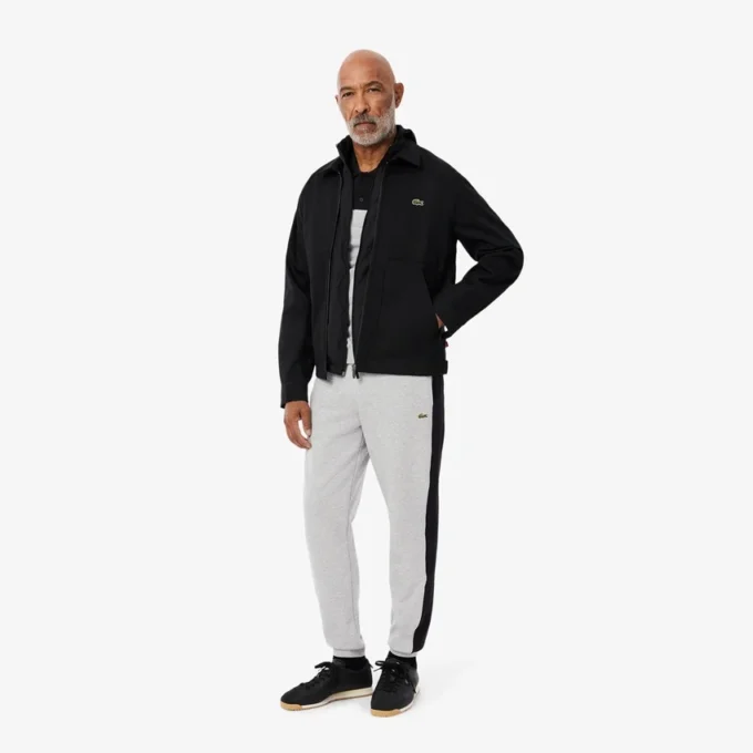 Tapered Colorblock-joggebukse for menn
