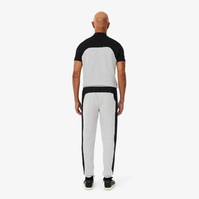Tapered Colorblock-joggebukse for menn