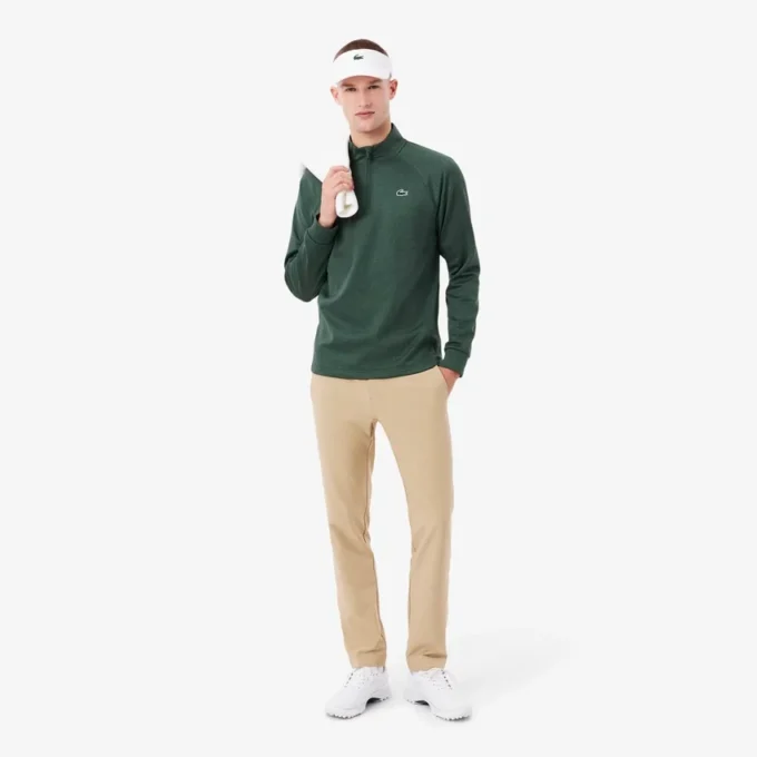 Teknisk fleece-golfsweatshirt for men