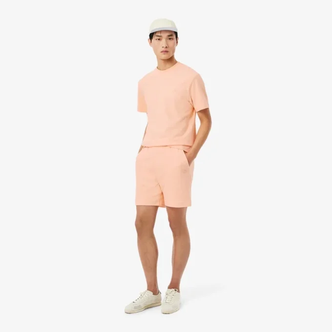 Teksturerte jersey-shorts