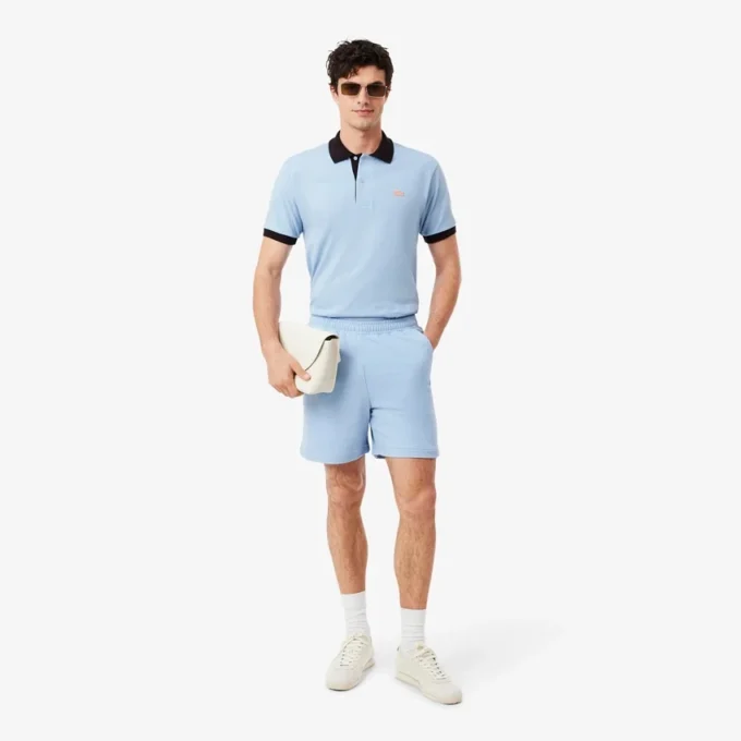 Teksturerte jersey-shorts