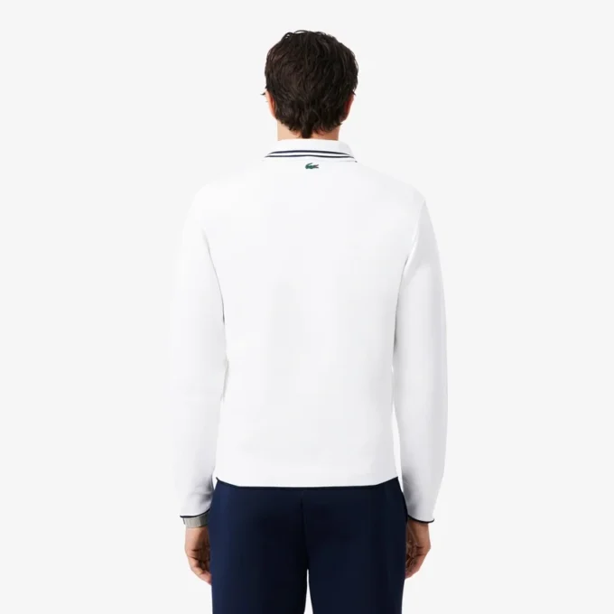 Tennis Heritage Polo-krage-Sweatshirt med glidelås