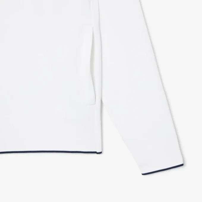 Tennis Heritage Polo-krage-Sweatshirt med glidelås