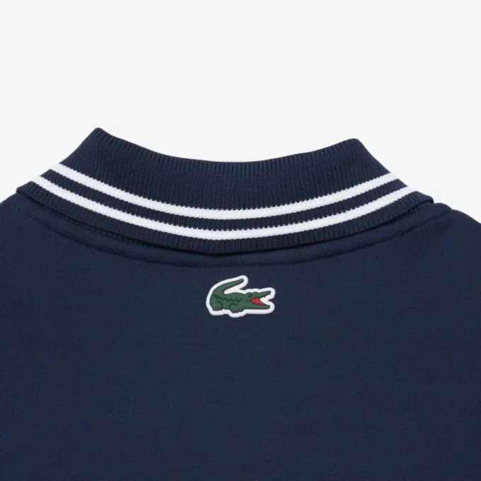Tennis Heritage Polo-krage-Sweatshirt med glidelås