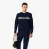 Tennis-Sweatshirt med striper for menn
