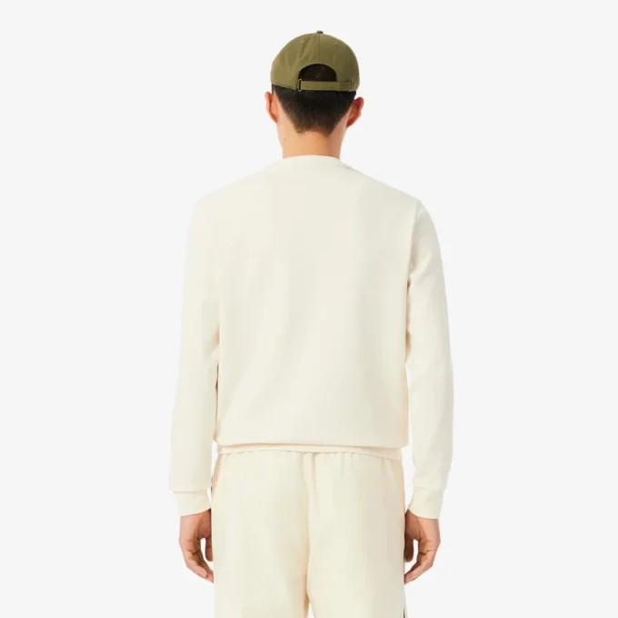 Tennis-Sweatshirt med striper for menn