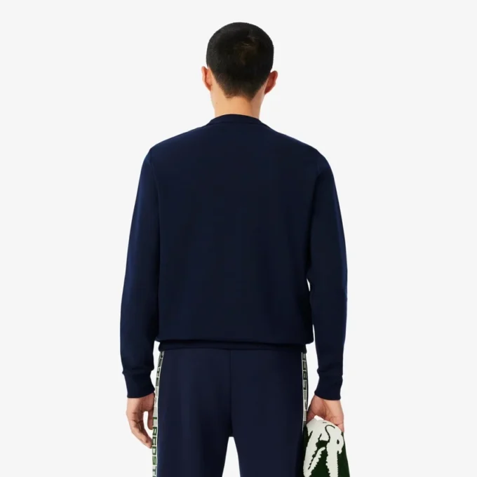 Tennis-Sweatshirt med striper for menn