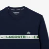 Tennis-Sweatshirt med striper for menn