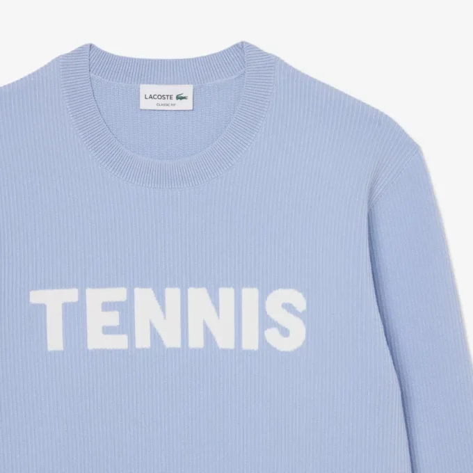 Tennisgenser med rund hals