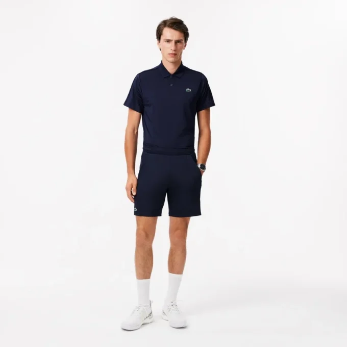 Tennisshorts i regular fit med stretch for menn