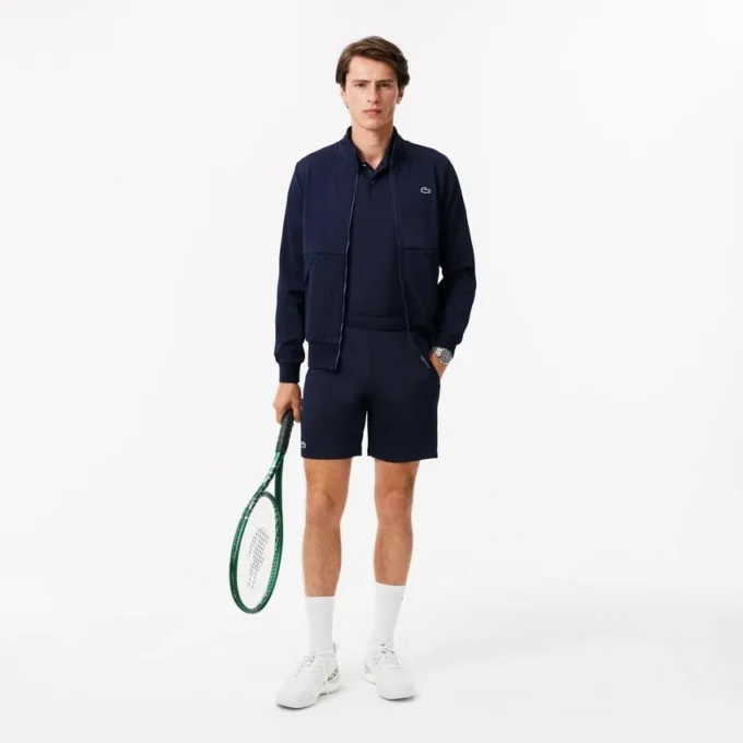 Tennisshorts i regular fit med stretch for menn