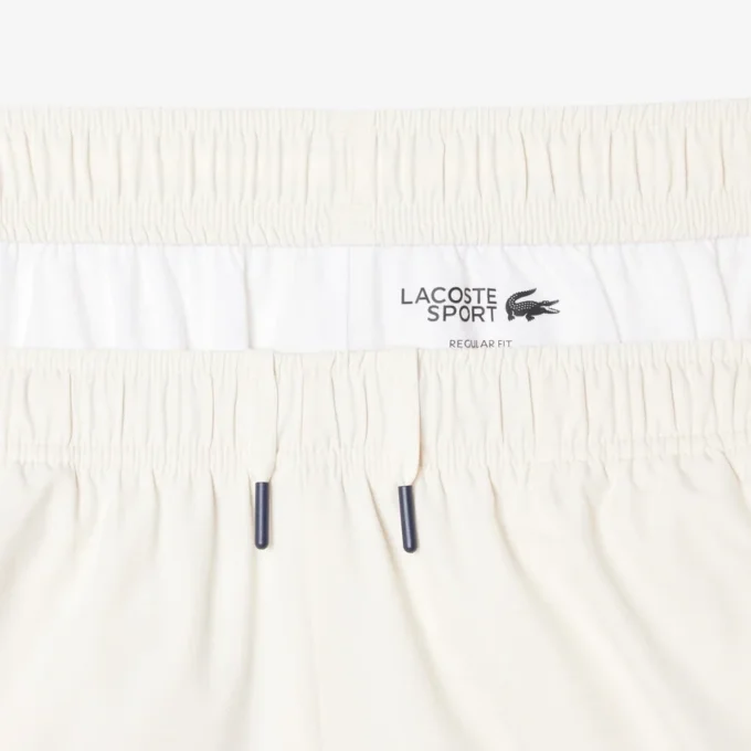 Tennisshorts med trykk for menn