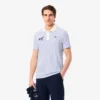 Termoregulerende stripet golfpolo for menn
