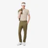 Termoregulerende stripet golfpolo for menn