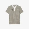 Termoregulerende stripet golfpolo for menn