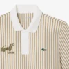 Termoregulerende stripet golfpolo for menn