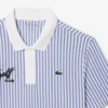 Termoregulerende stripet golfpolo for menn