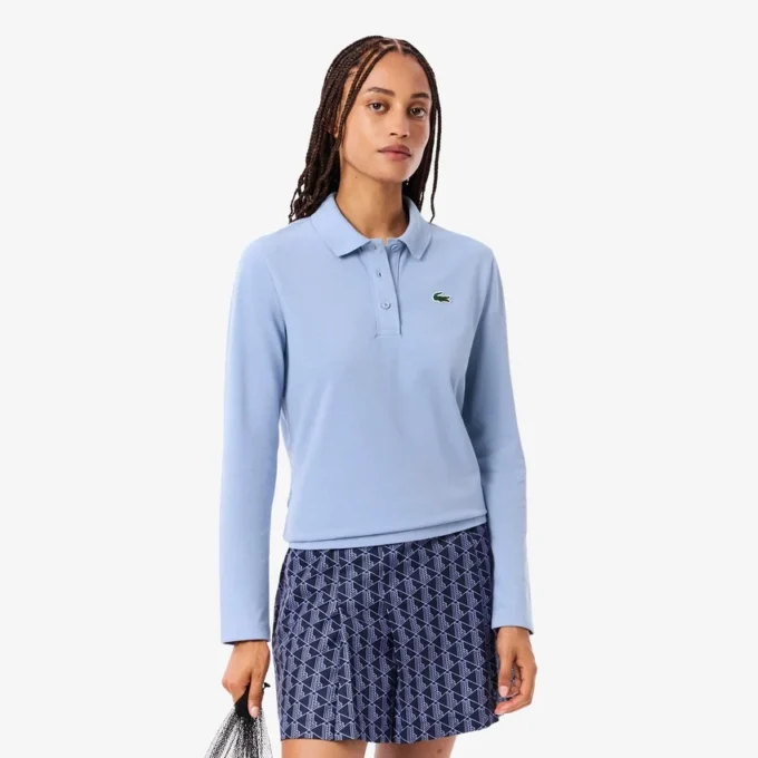 Termoregulerende UV-beskyttende golfpolo for kvinner