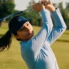 Termoregulerende UV-beskyttende golfpolo for kvinner