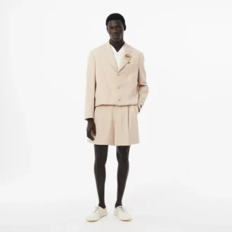 Tettsittende ullshorts for menn