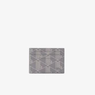 The Blend kortlommebok i lerret med monogramtrykk