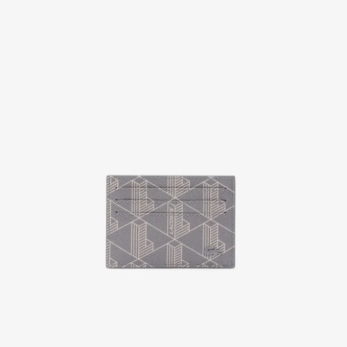 The Blend kortlommebok i lerret med monogramtrykk