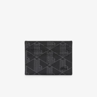 The Blend kortlommebok i lerret med monogramtrykk