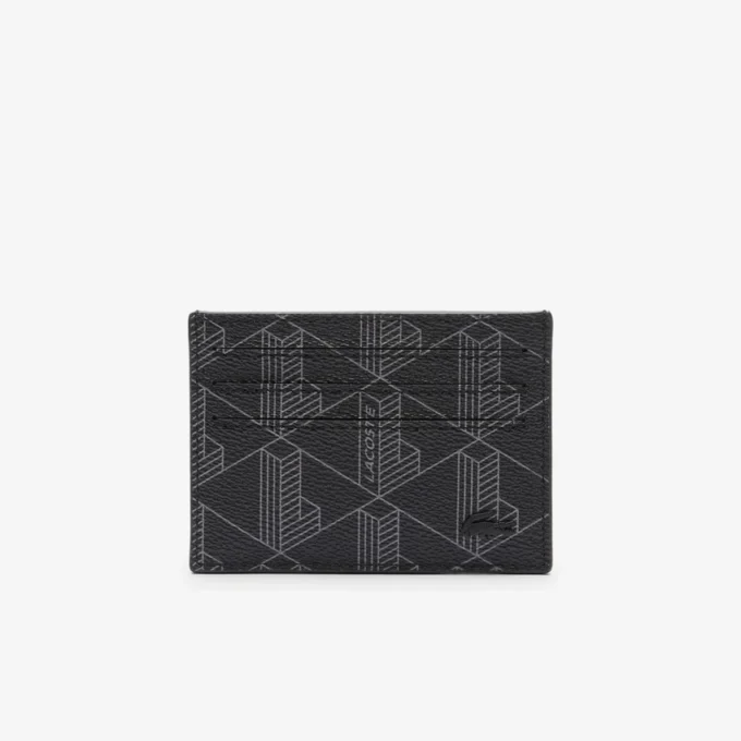 The Blend kortlommebok i lerret med monogramtrykk